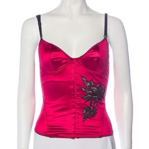 Roberto Cavalli Lace Corset Vintage 90s ( Rare ) - image 1